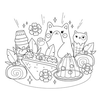 Page halloween coloring pages cat images
