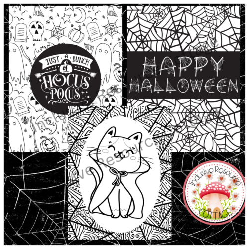 Halloween coloring pages zentangels made by teachers