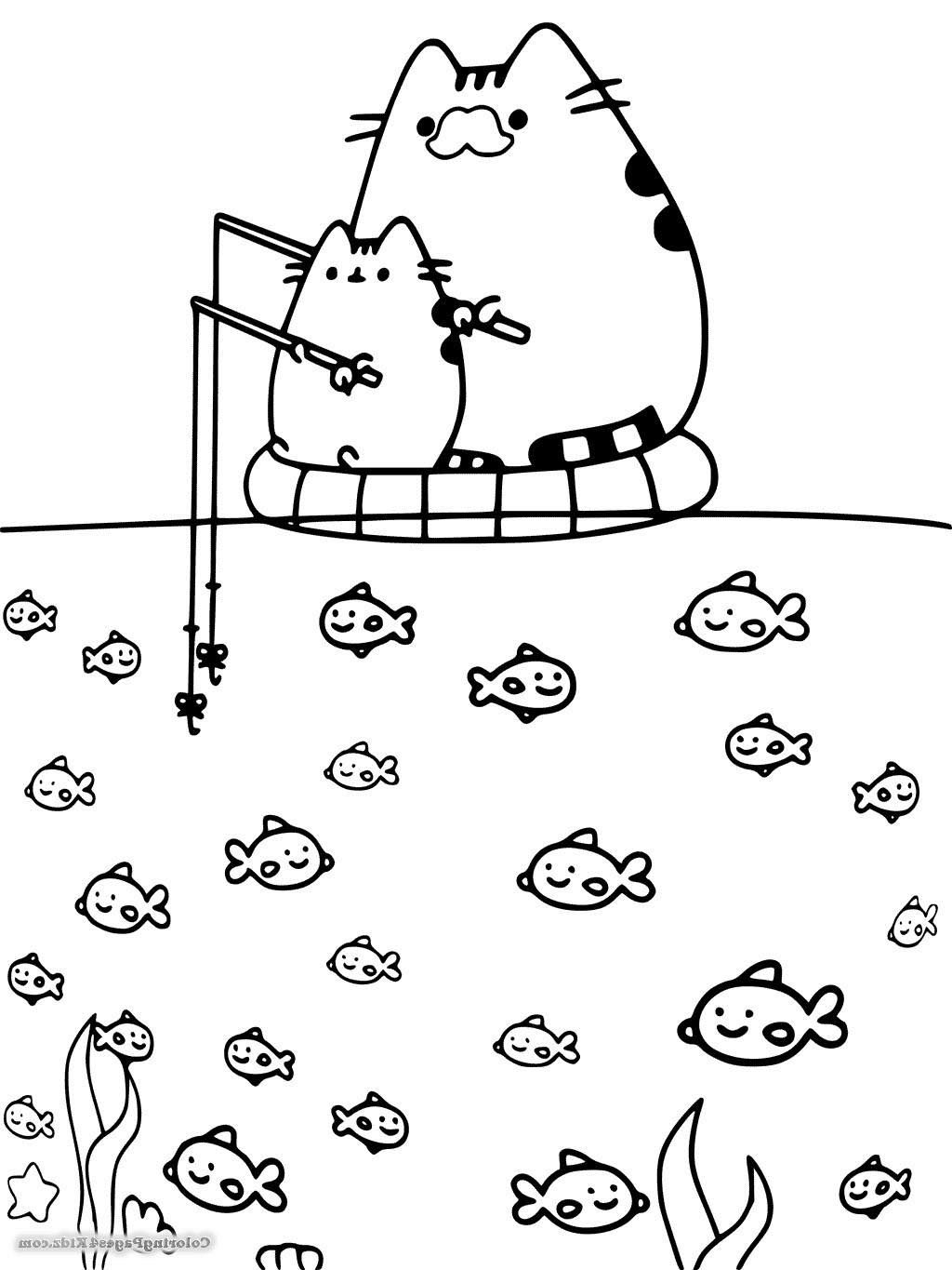 Pusheen pdf remarkable photo coloring page