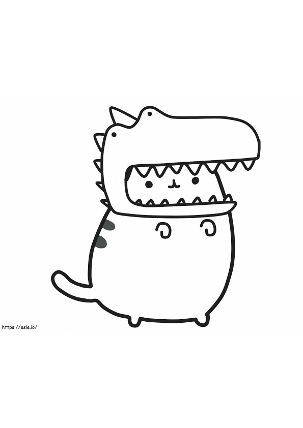 Pusheen coloring coloring pages