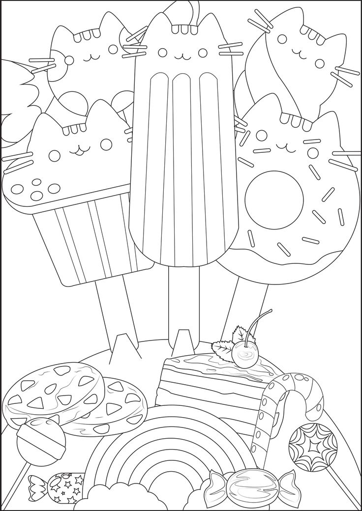 Ice cream pusheen