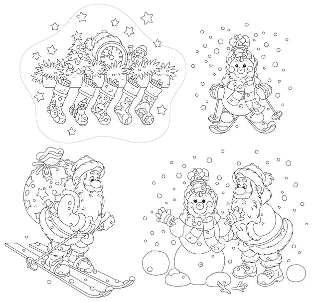 Page christmas ball coloring pages images