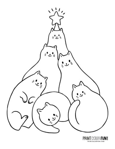 Christmas tree coloring pages clipart the ultimate free printable collection at