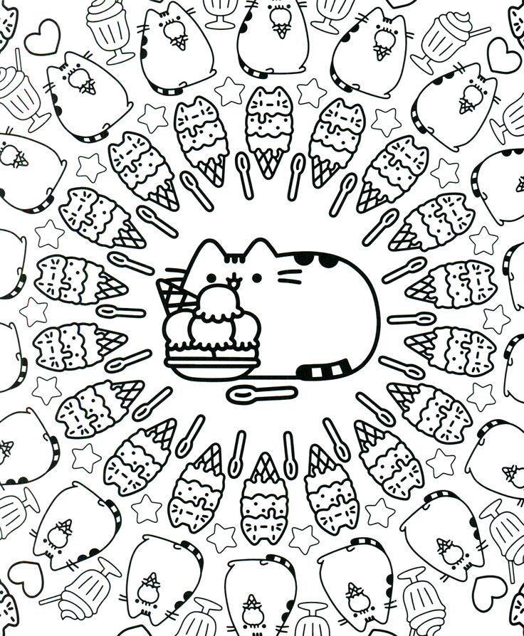 Pusheen coloring book libro para colorear coloring pusheen coloring pages cute coloring pages coloring pages