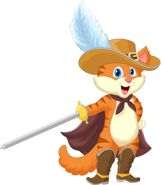 Puss in boots fictional character stock illustrations royalty
