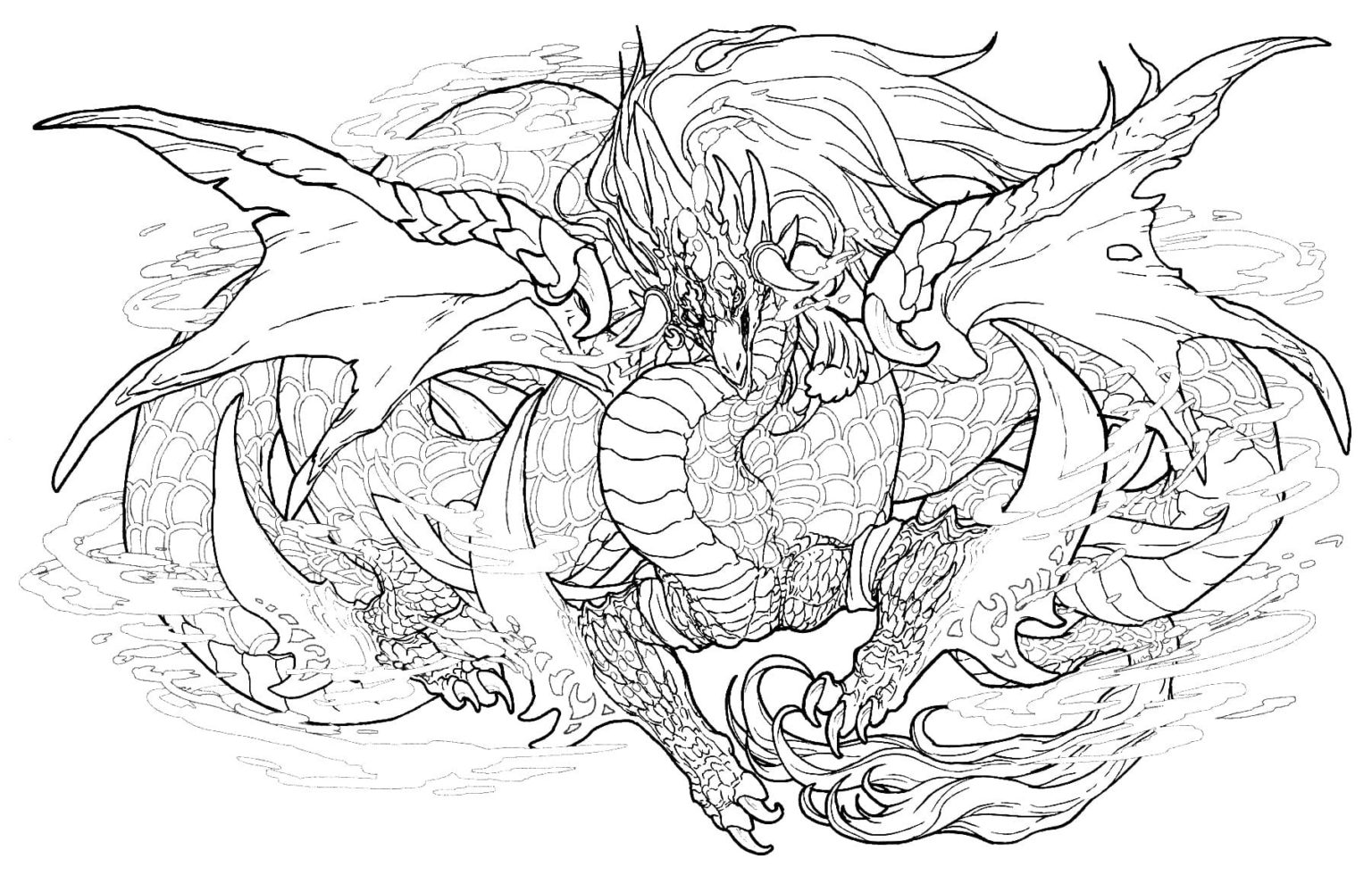 Puzzle and dragons coloring pages