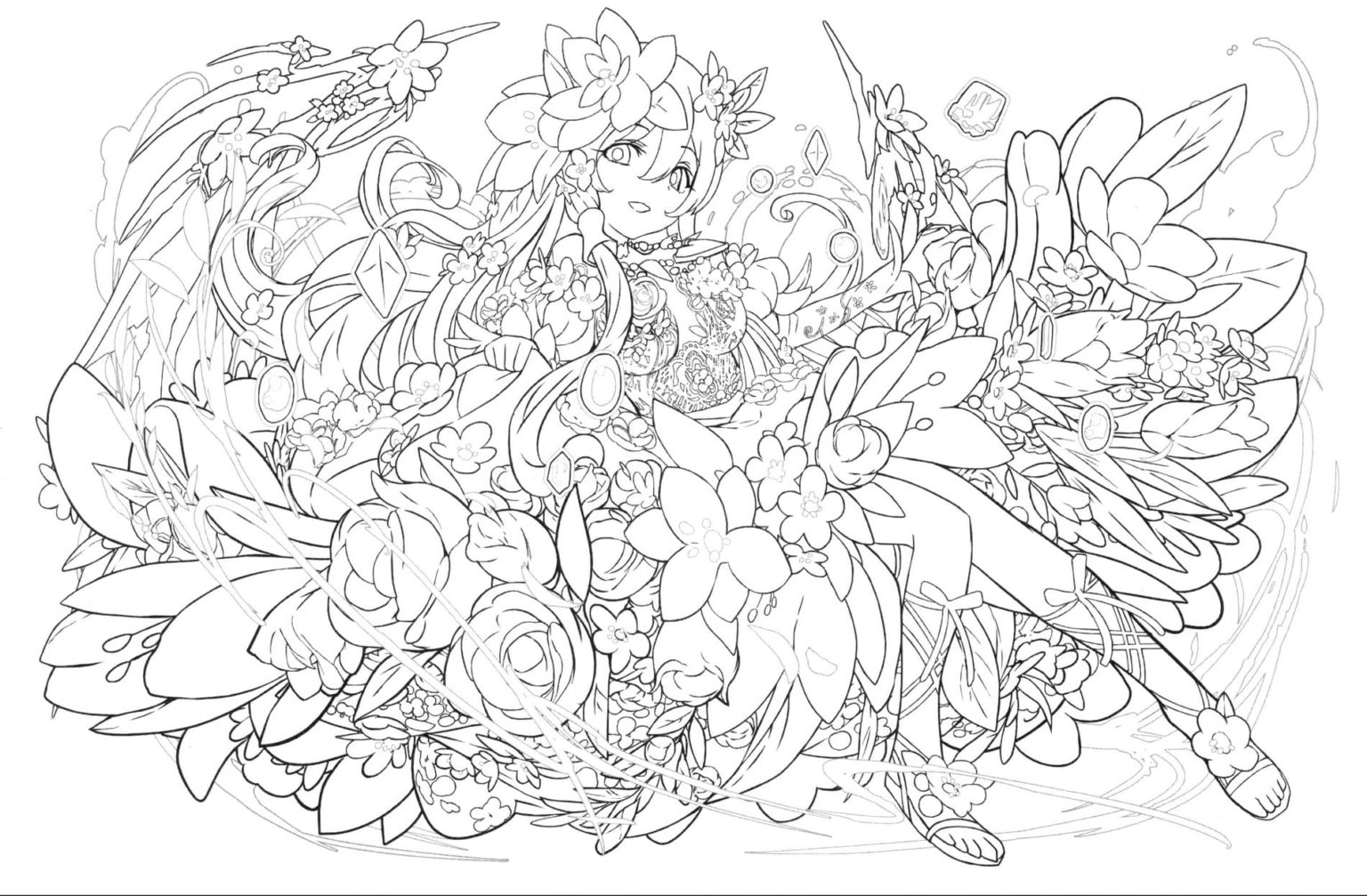 Puzzle and dragons coloring pages