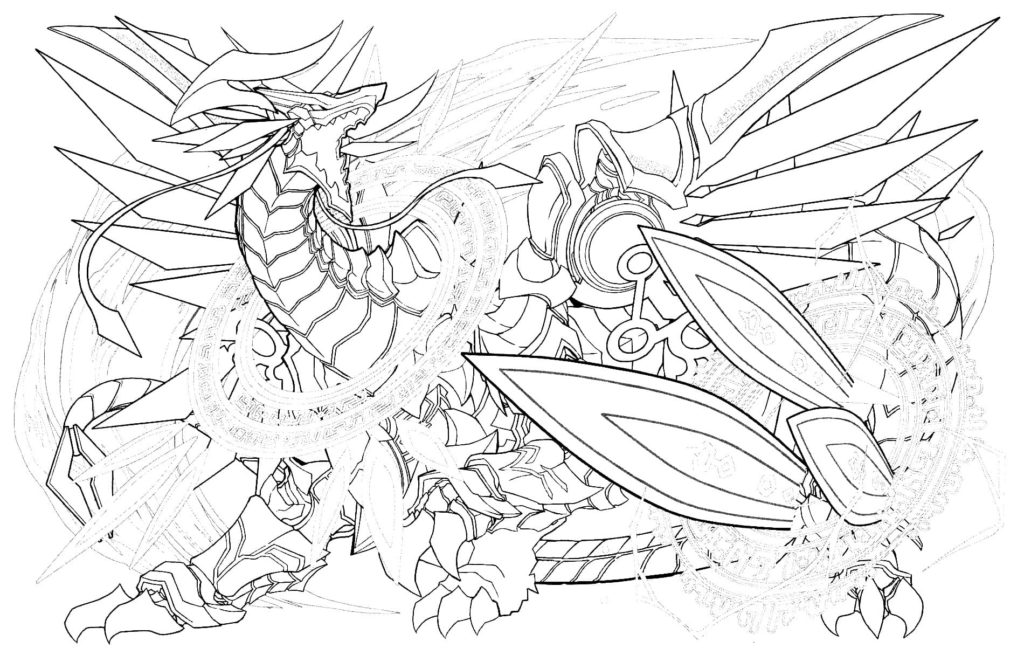 Puzzle and dragons coloring pages