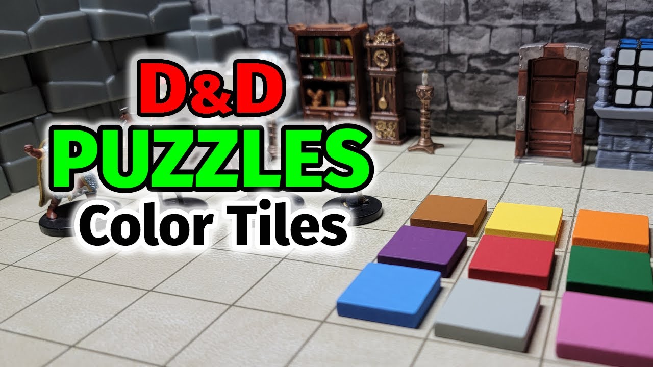 Colorful logic puzzle for dungeons dragons