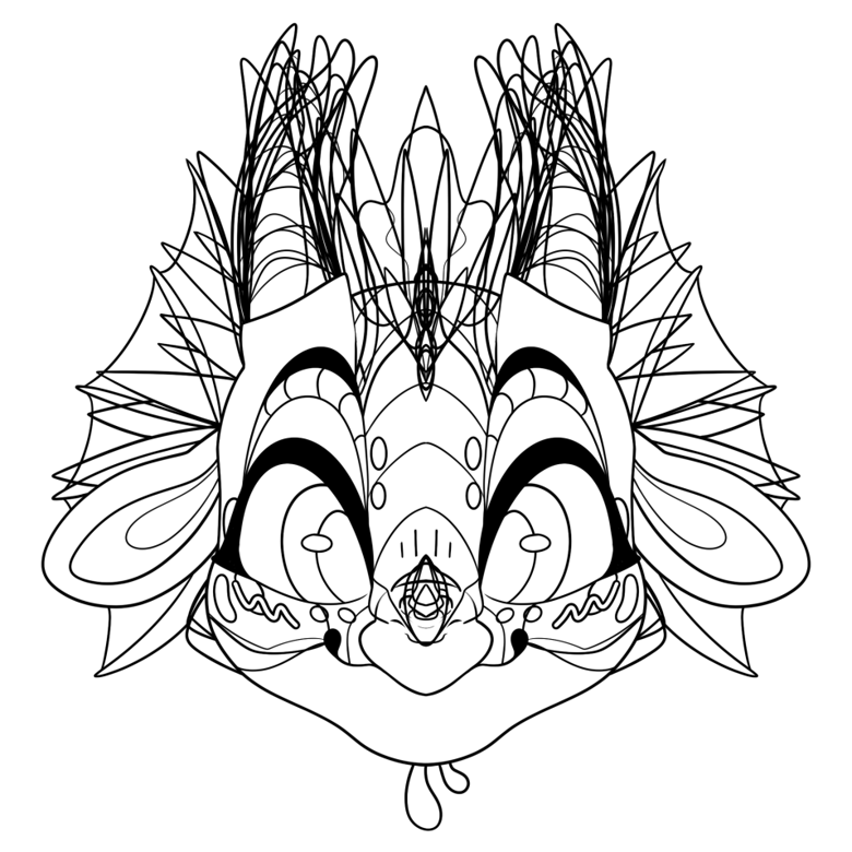 Wings of fire puzzle icon base