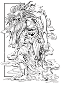 Dungeons and dragons coloring book free coloring pages