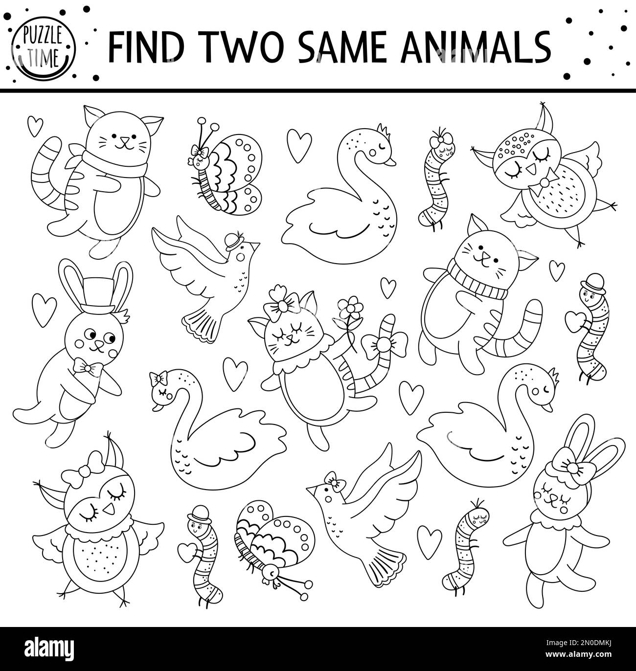 Worksheet for kids black and white stock photos images