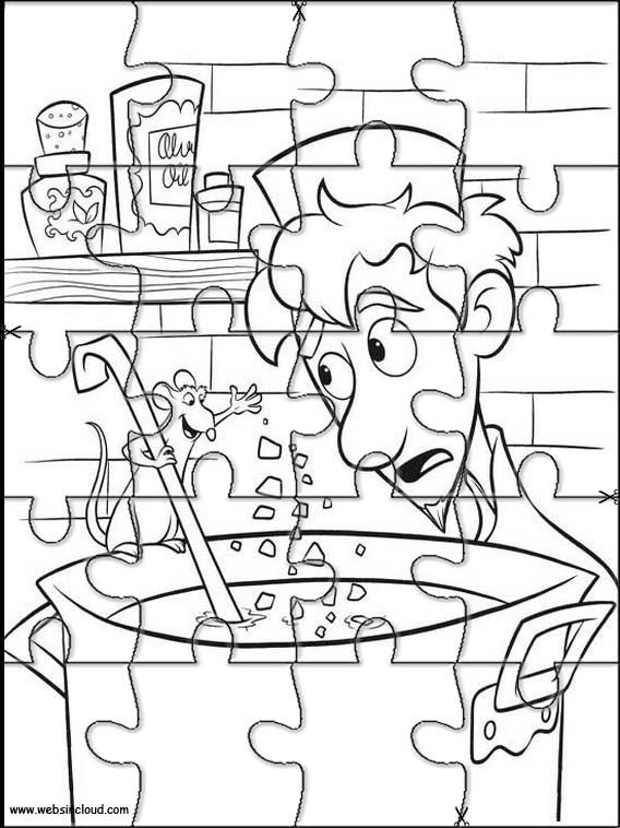 Printable jigsaw puzzles to cut out for kids ratatouille disney activities puzzle piece crafts ratatouille disney
