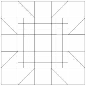 Missouri puzzle quilt block scissortail quilting