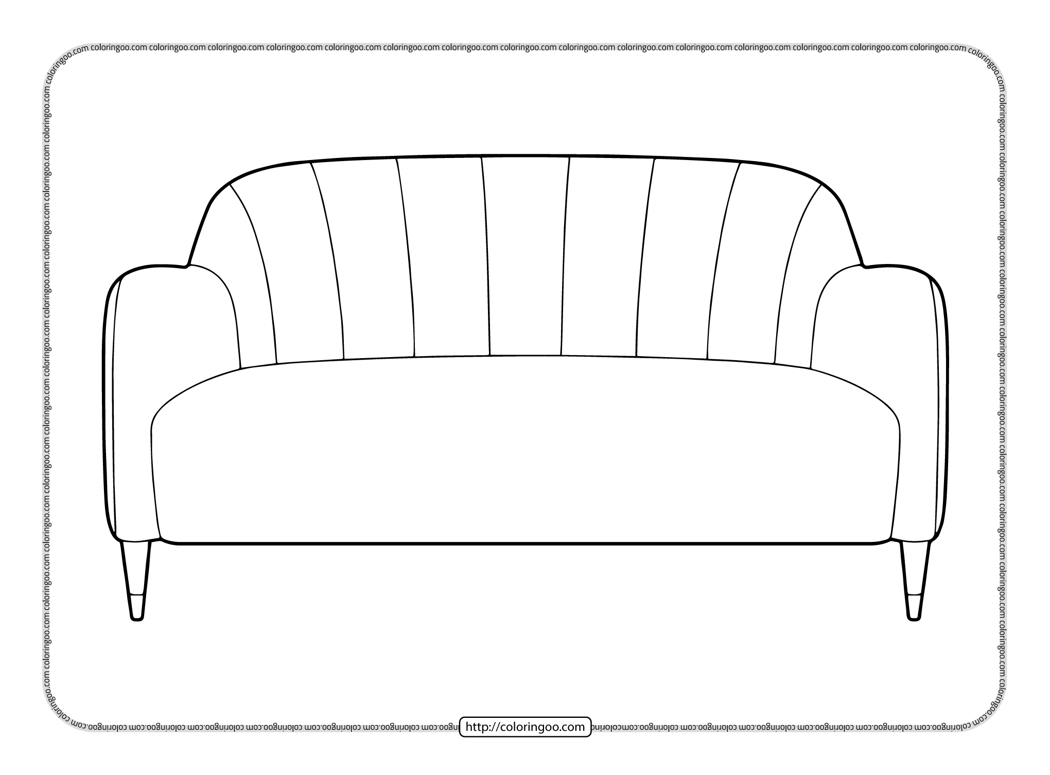 Printable sofa coloring pages coloring pages free coloring pages sofa