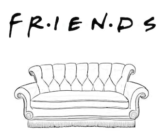 Friends printable coloring pages instant download coloring book friends gifts