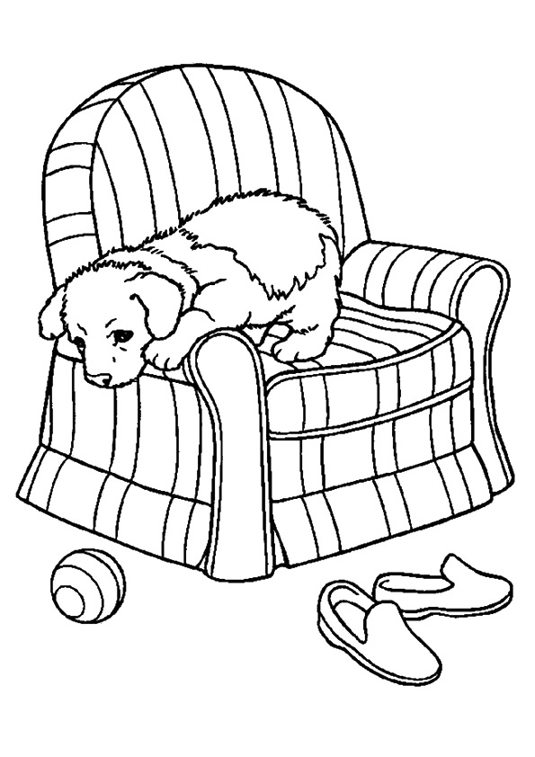 Free printable dog coloring pages for kids