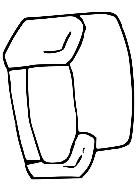 Coloring page couch
