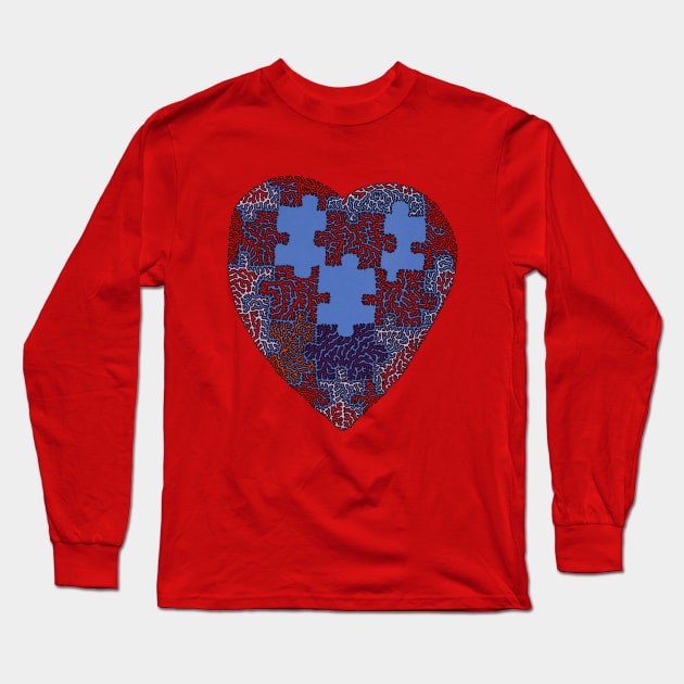 Puzzle heart missing pieces