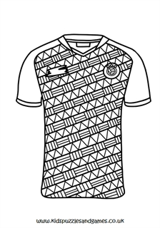 Mindful football shirt louring page