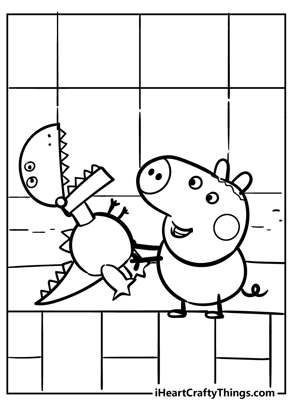 Peppa pig coloring pages free printables