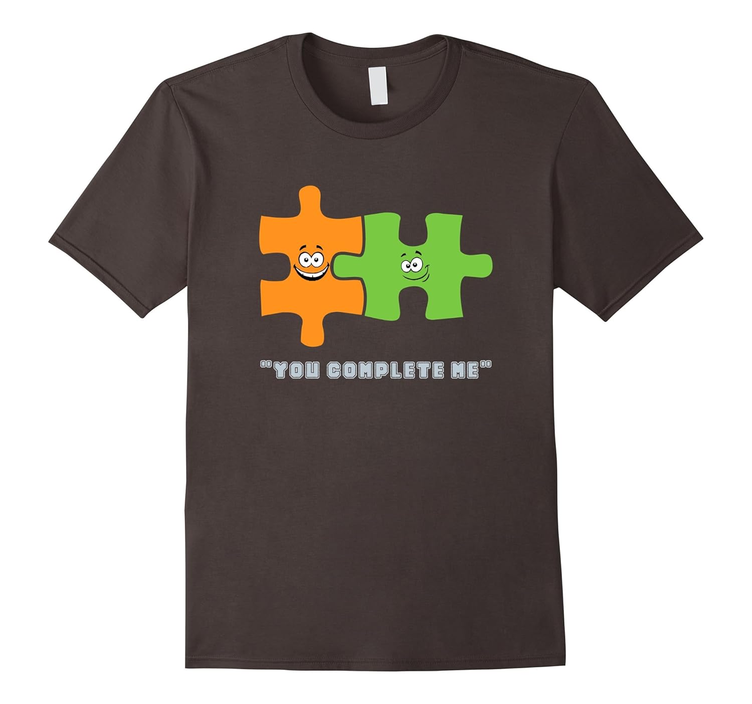 You plete me happy cute jig saw puzzle pieces pun t