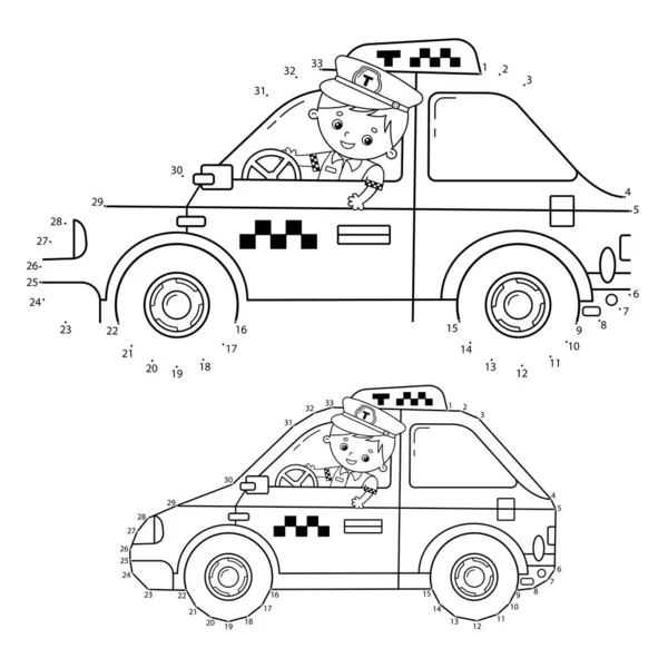Educational puzzle game for kids numbers game police car images transport or vehicle for children coloring book stock vector by oleon