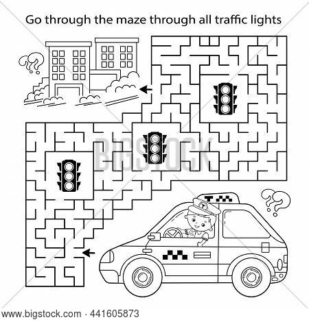 Maze labyrinth game vector photo free trial bigstock