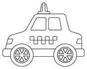 Taxi coloring pages free coloring pages