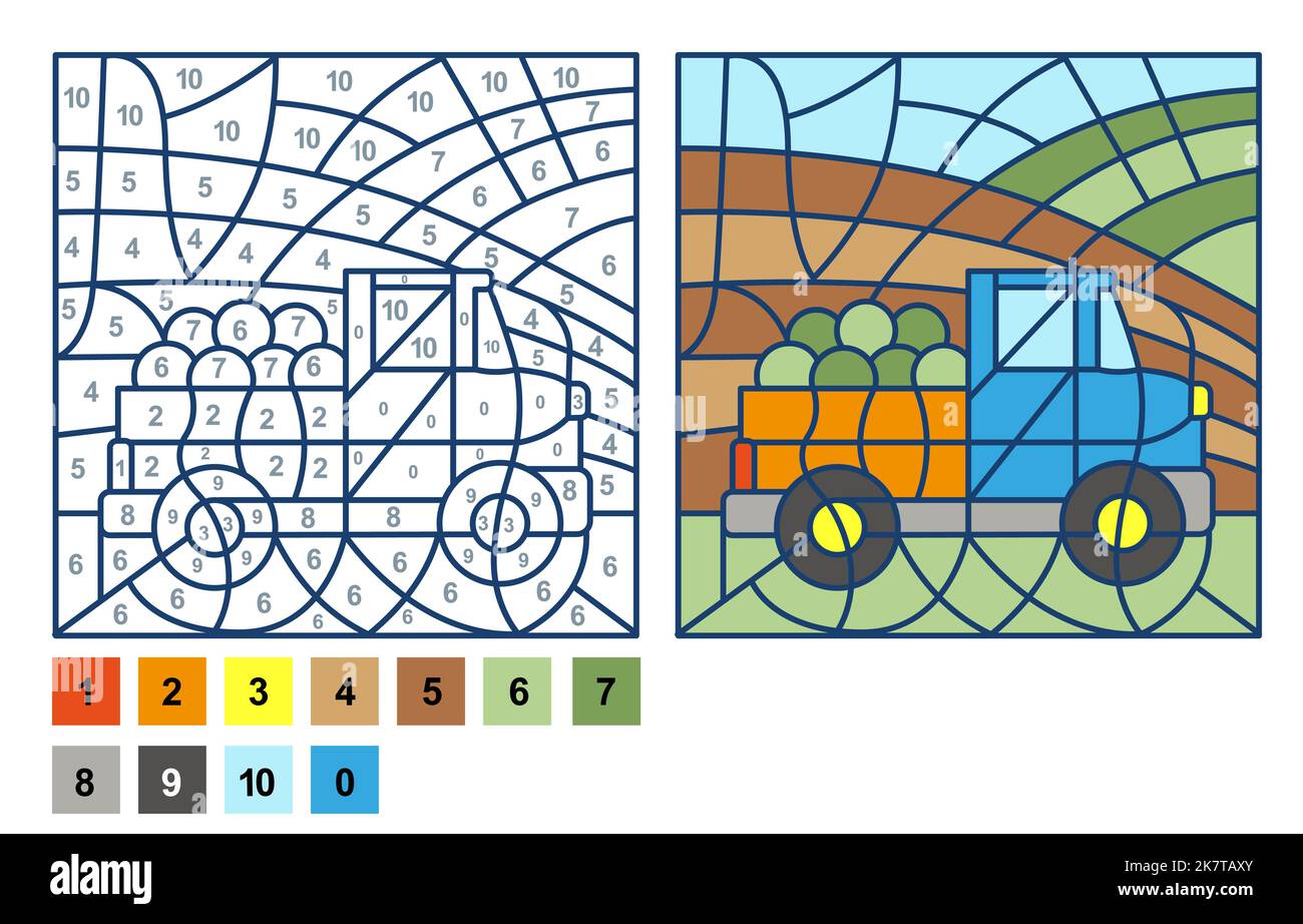 Car coloring cut out stock images pictures