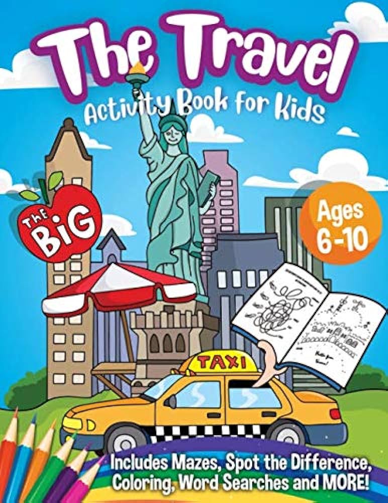 The travel activity book for kids