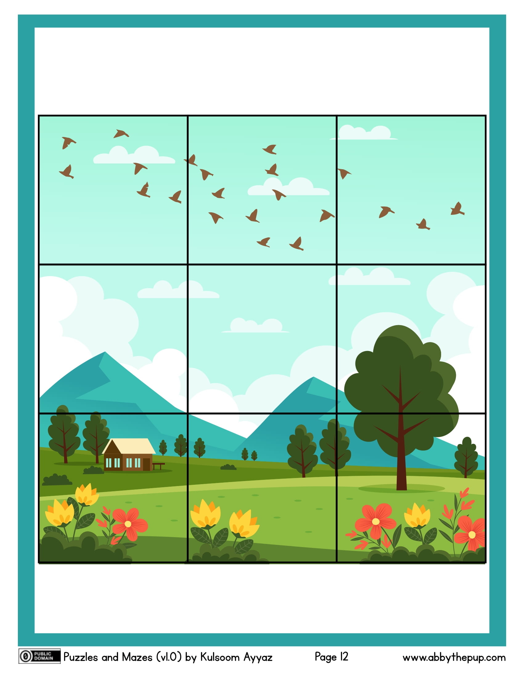 Piece puzzles free printable puzzle games