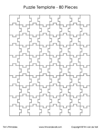 Blank jigsaw puzzle templates make your own jigsaw puzzle for free â tims printables