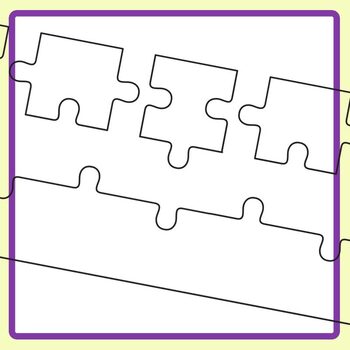 Jigsaw puzzle name plate