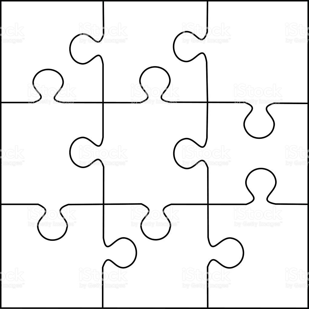 Puzzle template pieces vector puzzle piece template puzzle drawing puzzle piece art