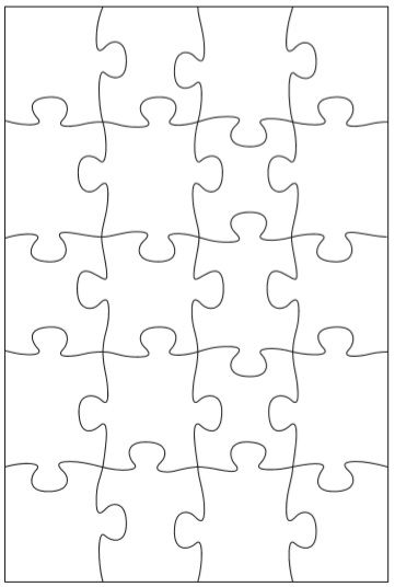 Free puzzle piece templates