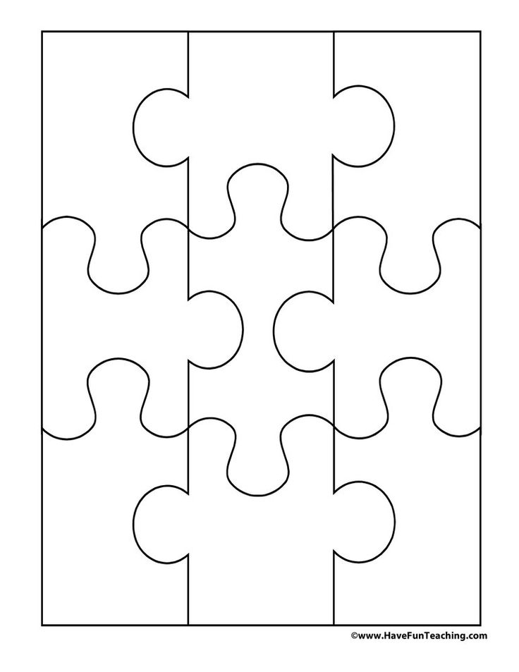 Pieces blank puzzle have fun teaching puzzle crafts puzzle piece crafts puzzle piece template