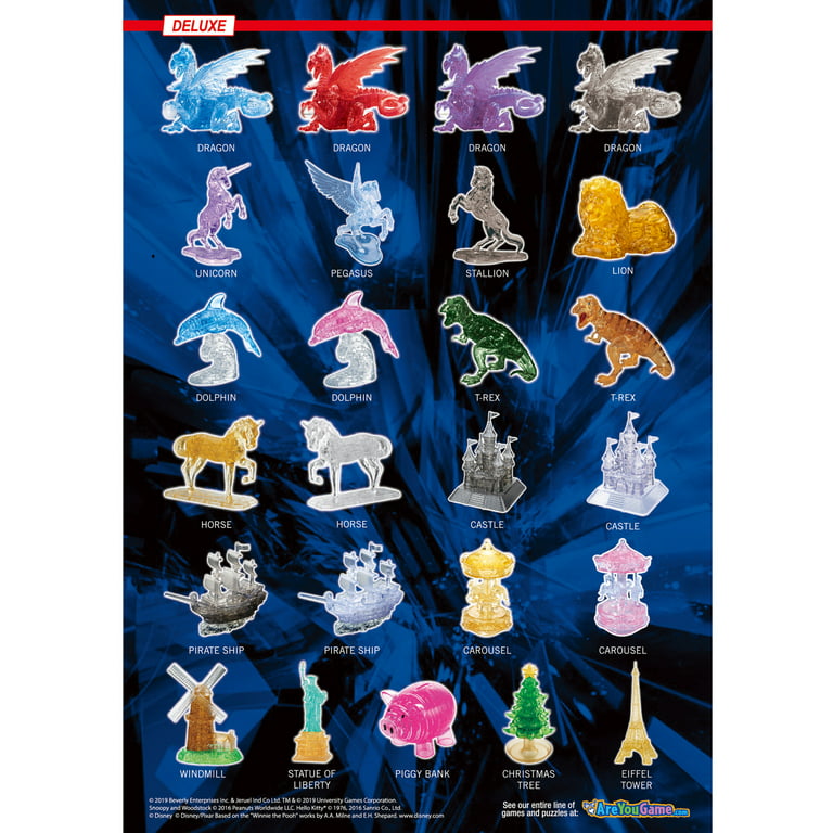 Roses in vase original d crystal puzzle from bepuzzled ages and up