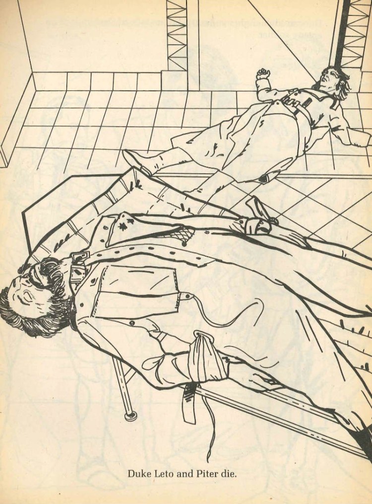 Vintage dune coloring pages for nihilistic children