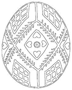 Pysanky coloring pages