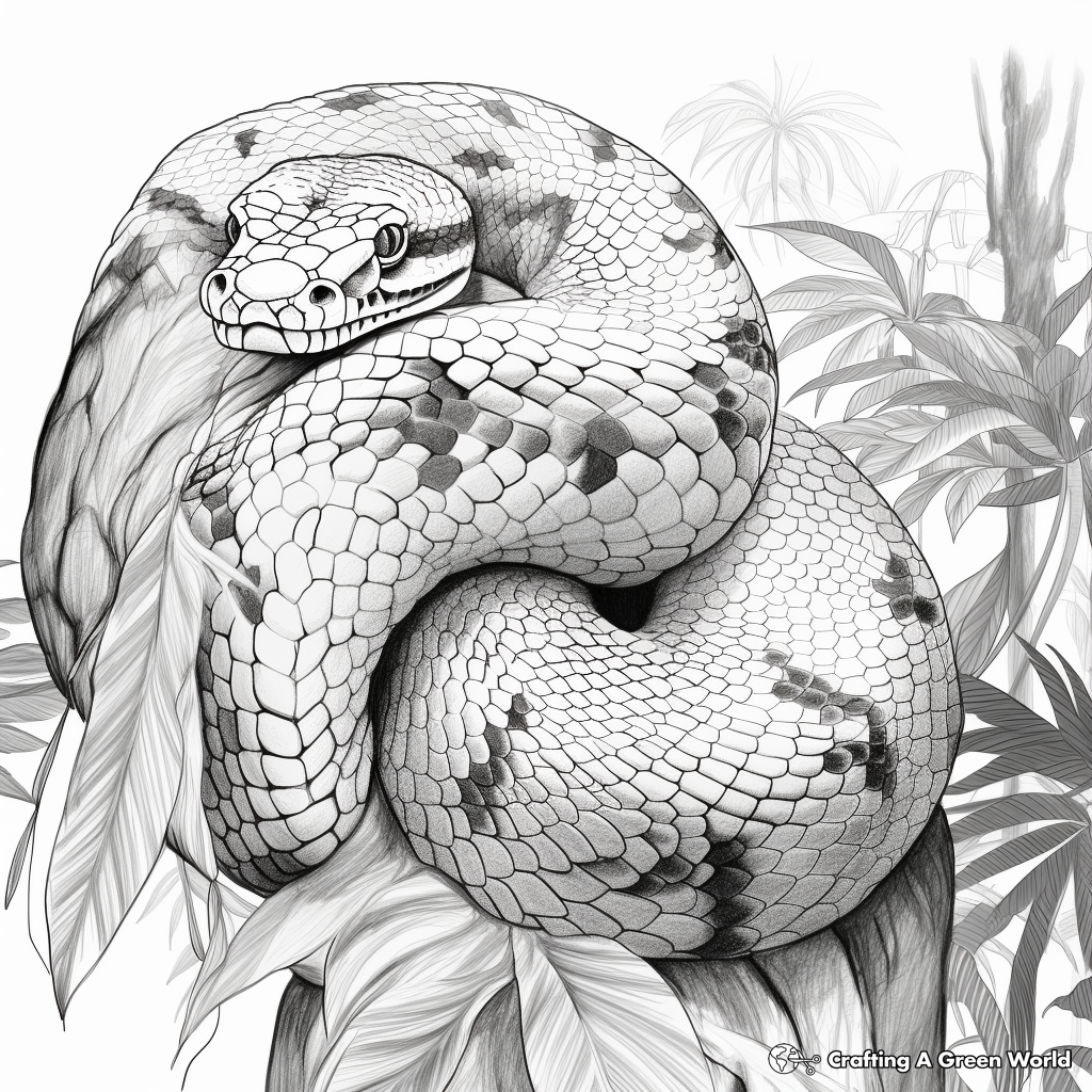 Jungle coloring pages