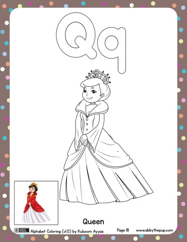 Letter q coloring pages free coloring pages