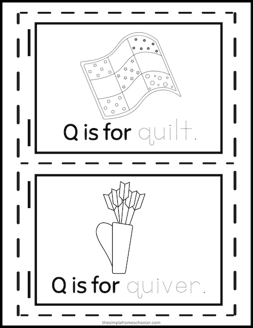 Letter q printables free easy print
