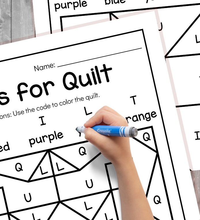 Printable letter q activity