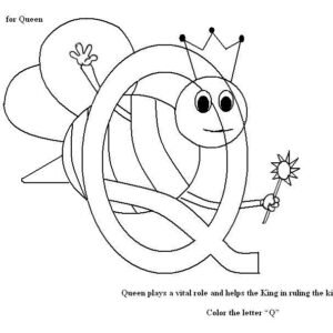 Letter q coloring pages printable for free download