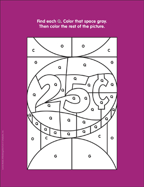 Quarter uppercase q color