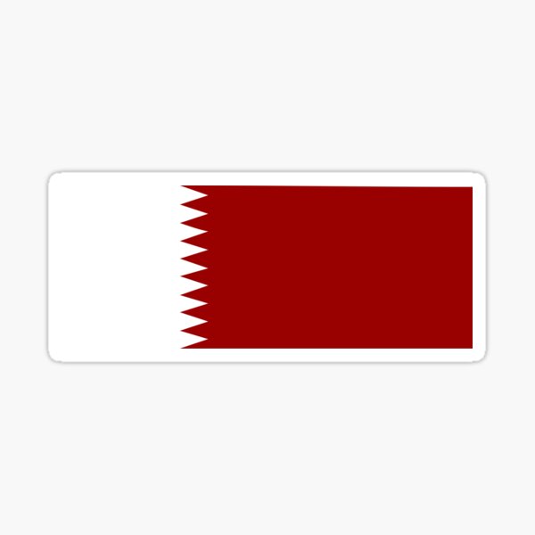 Flag of qatar sticker for sale by tonyurban