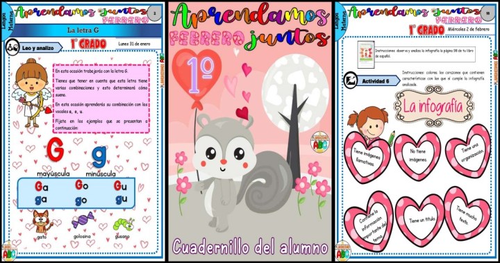 º grado cuadernillo para el alumno pãginas pdf mes de febrero â imagenes educativas