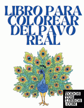 Libro para colorear del pavo real de lee wayne