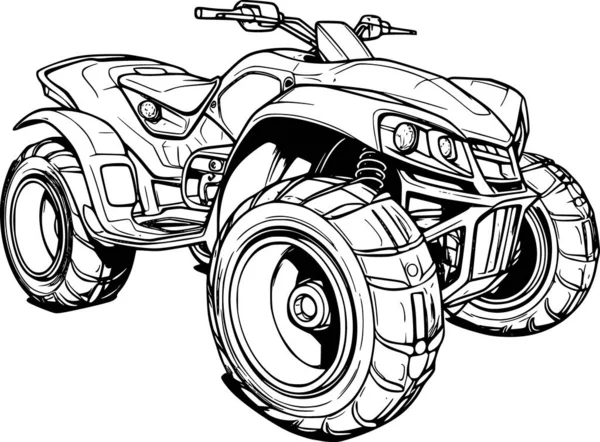 Scooter coloring page stock vector by jambulboy